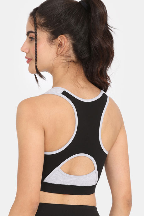 Zelocity Slip On Sports Bra With Removable Padding - Tap Shoe — image 3